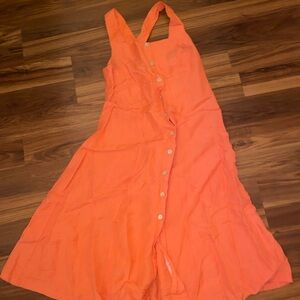 Chadwicks Strapless Orange Dress